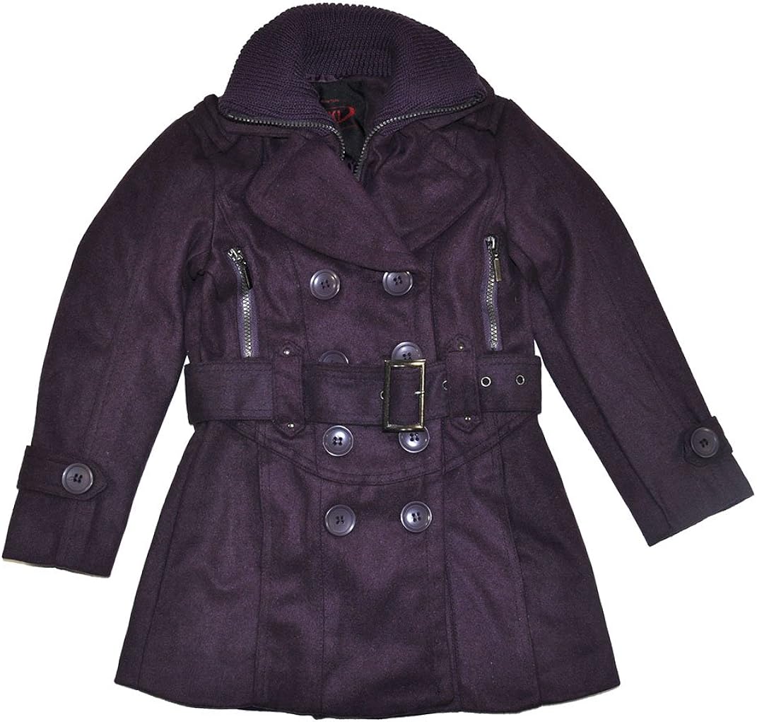 girls long wool coat