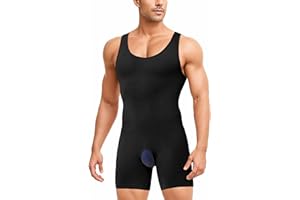 IFKODEI Men Shapewear Tummy Control Bodysuit Waist Trainer Full Body Shaper Fajas Compression Shirts Shorts Slim Belly