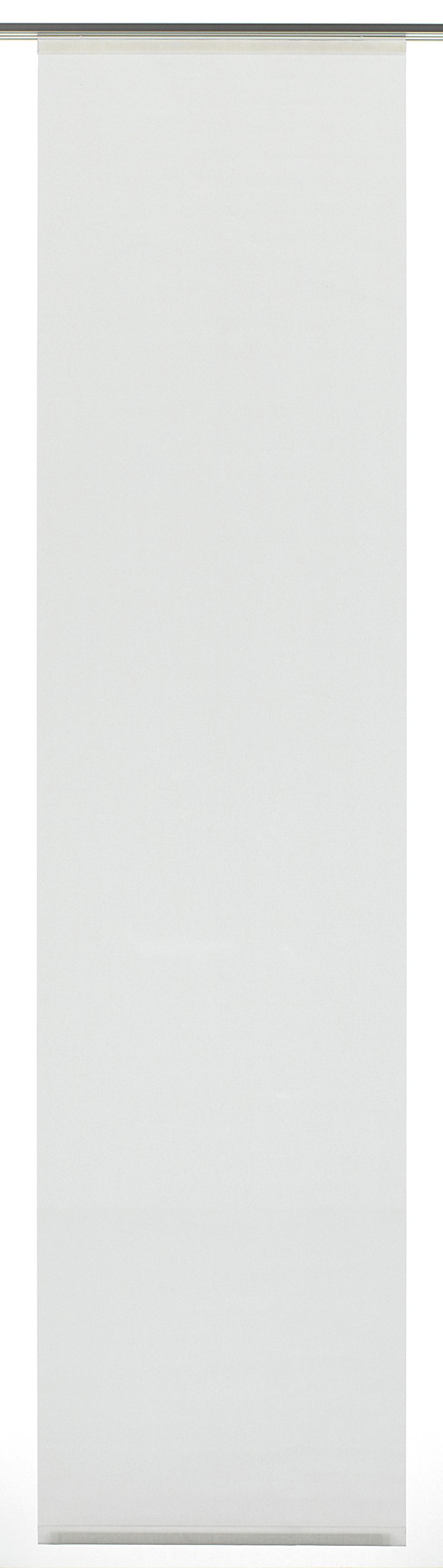 Gardinia Panel Curtain (1 piece), Sliding, Opaque, Panel Curtain Fabric Washable, White, 60 x 245 cm (WxH)