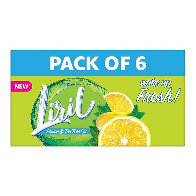Liril Lemon & Tea Tree Soap (Pack of 6)