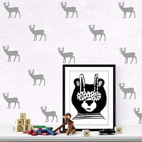 Vinilo Infantil,Cartoon Diy6 Pc/Set Elk Vinilo Adhesivo ...