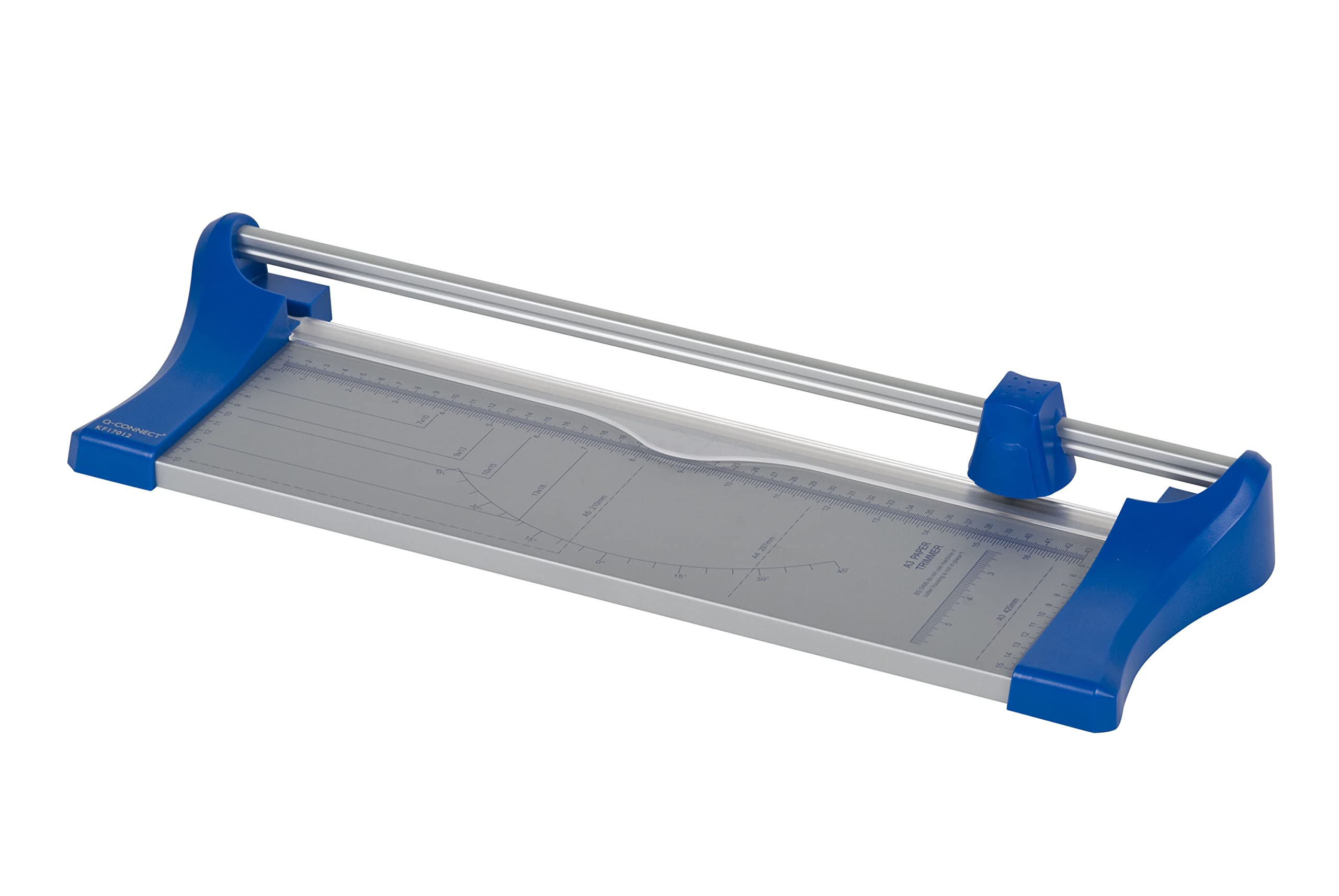 Q-CONNECT A3 Rotary Trimmer,Silver/Blue