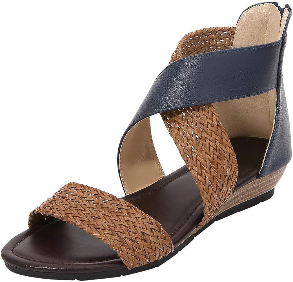 casual comfort wedge sandals