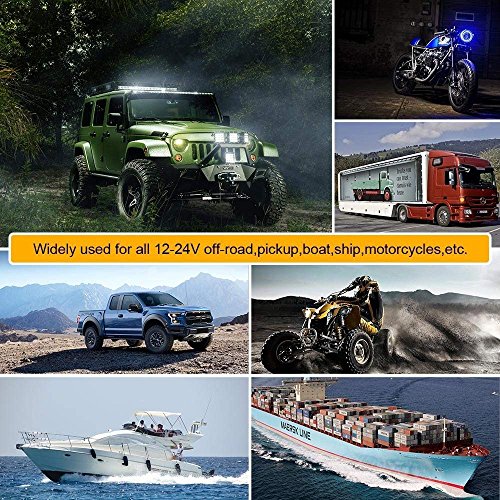 image for DCFlat 3 Gang / 4 Gang / 6 Gang / Circuit LED Car Marine Boat Rocker S