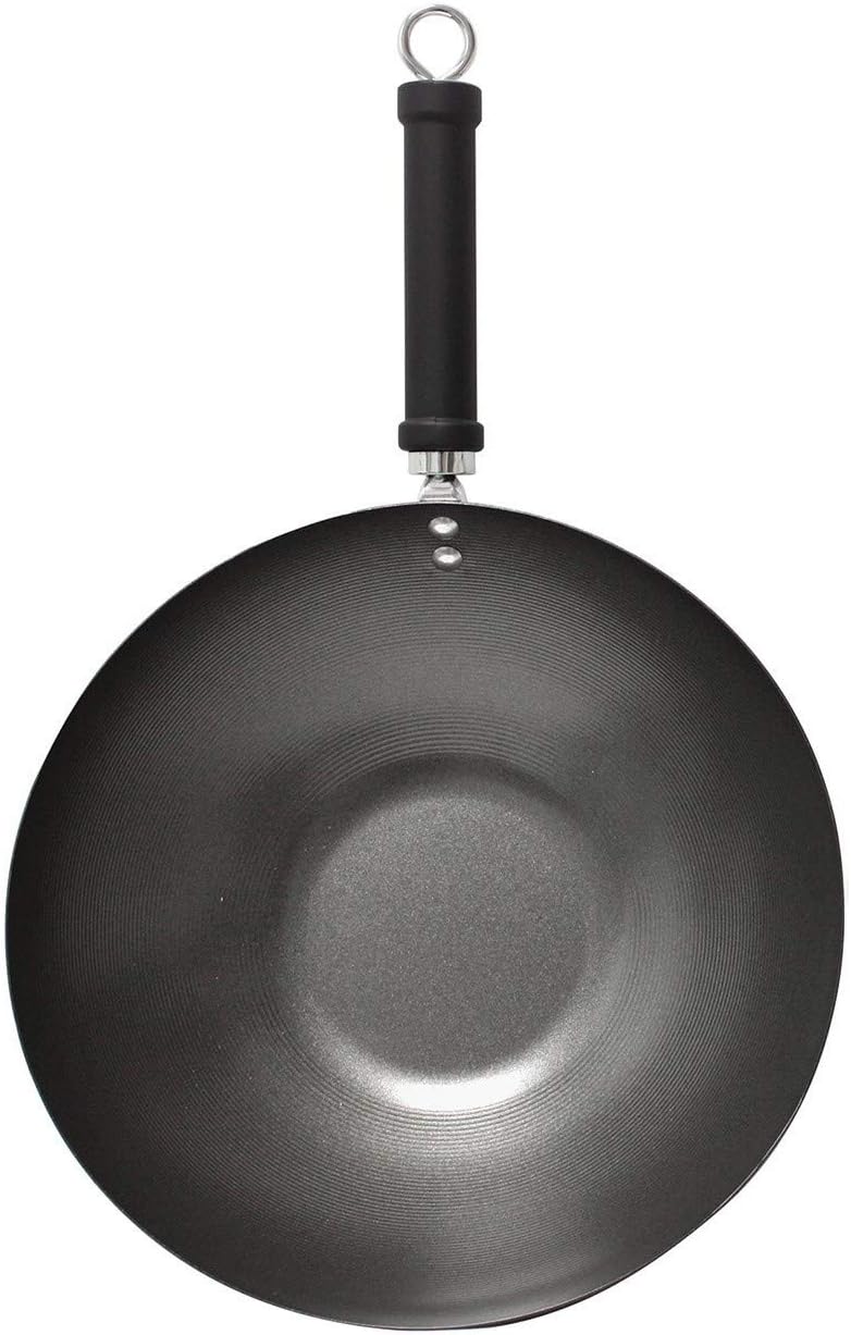 Pro Oriental CARBON STEEL WOK, 30CM