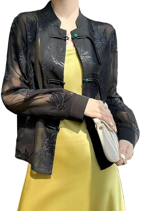 Mandarin Collar Suit For Men La Cera Women's Fashion: Clothing