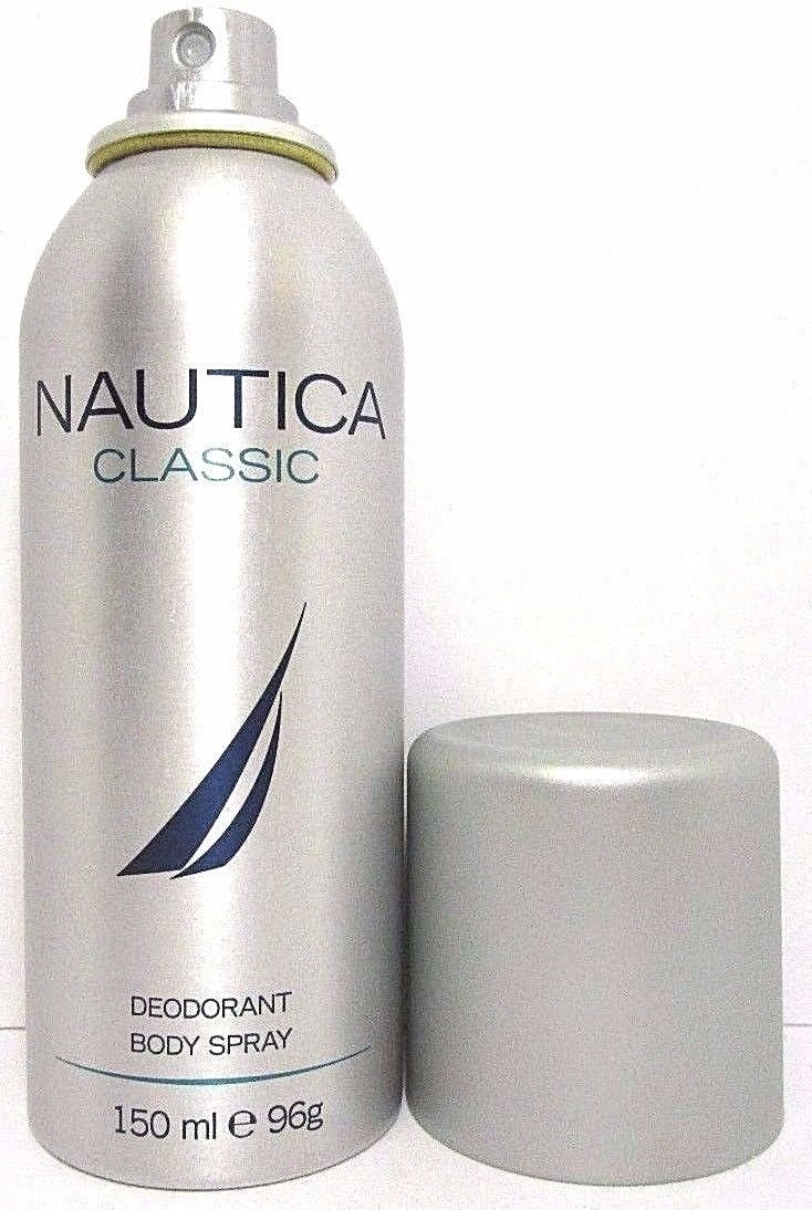 Nautica Classic Deodorant Body Spray 150 Ml 5 Oz For Men on Galleon