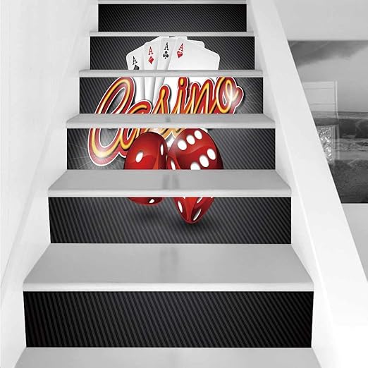 Amazon Com C Coaballa Poker Tournament Decorations Nice Stairs