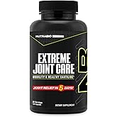 NutraBio Extreme Joint Care - Joint Support Supplement - Joint Health Supplement, Supports Joints, Mobility, and Cartilage - 120 Capsules