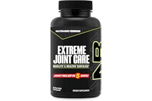 NutraBio Extreme Joint Care - Joint Support Supplement - Joint Health Supplement, Supports Joints, Mobility, and Cartilage - 120 Capsules