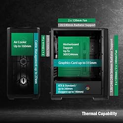 BitFenix Nova Mesh SE TG ARGB Edition High Airflow