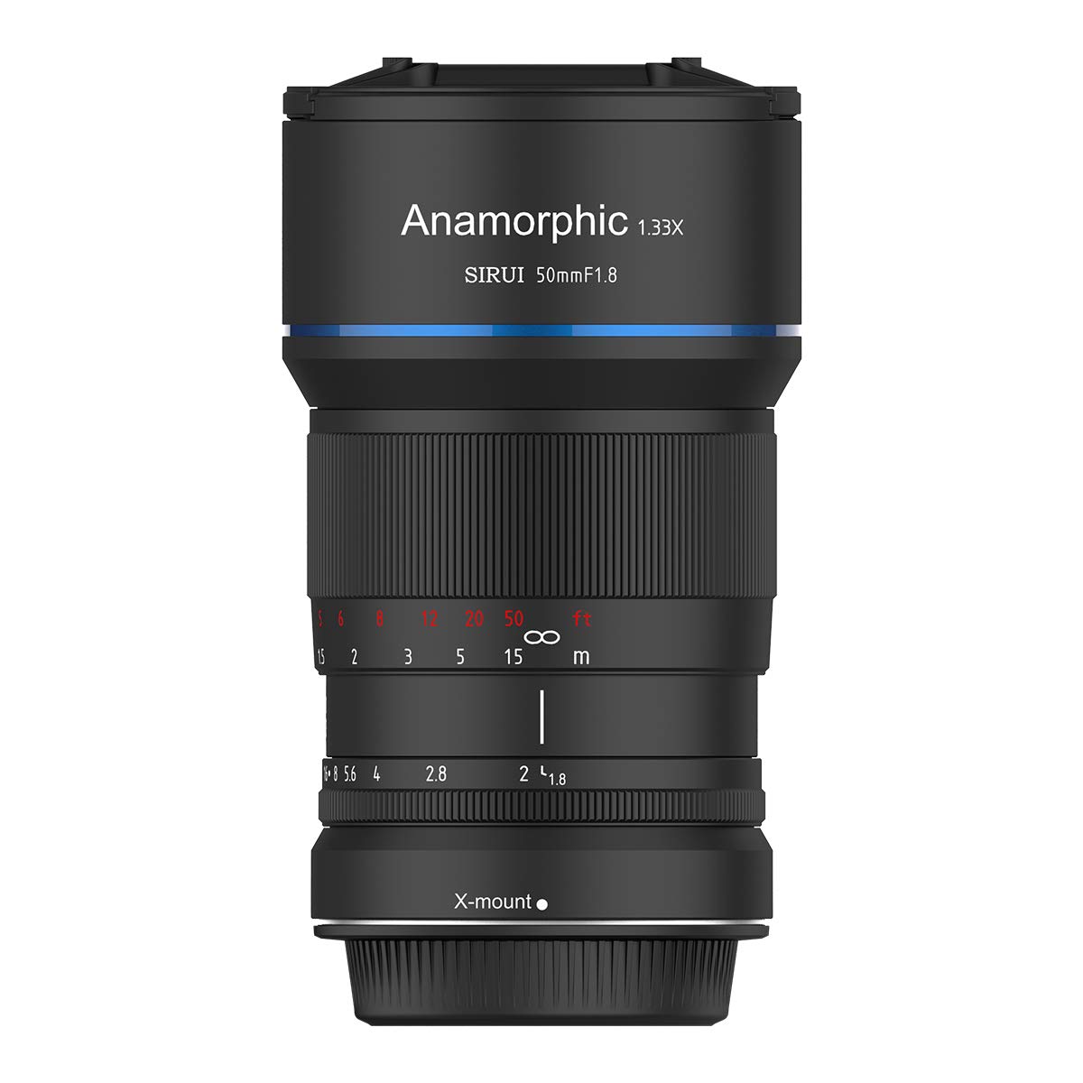 SIRUI 50mm F1.8 1.33X APS-C Anamorphic Cine Lens (X Mount) for X-T4 / X-H2S