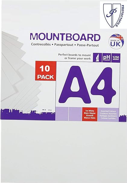 A1 A2 A3 A4Grey Mount Board 1.5m Thick Card 1500mic ACID FREE Backing Modelling