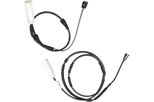 PXASU 95561236500 + 34356792562,Front and Rear Brake Pad Sensor Kit for BMW E84, 2012 2013 2014 2015 BMW X1, Wheel Brake Pads Wear Sensors Replacement