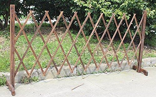TOPOT Wooden folding Outdoor Lattice Fence