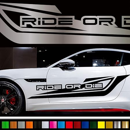 Amazon ラインカーステッカー6 バイナルグラフィック車カスタムワイルドスピード系デカール14色から選べる シルバー ステッカー デカール 車 バイク