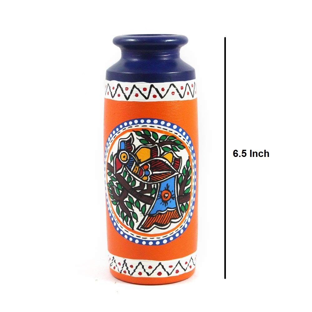 Buy India Meets India Handmade Terracotta Flower Vase With Hand