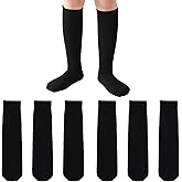Santgoo Kids Soccer Socks-Toddler Striped Knee High Socks for Girls Boys,Cotton Athletic Baseball Softball Tube Sock