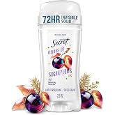 Secret Fresh Antiperspirant Deodorant, Visions of Sugarplums Scent, 2.6oz | 72 Hour Holiday Sweat &amp; Odor Protection with Pro-Hyaluronic Acid, Limited Edition Invisible Solid, pH Balancing Minerals