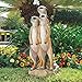 Design Toscano Meerkat Gang Outdoor Garden Animal Statue, 26 Inch, Resin, Full Color Finish