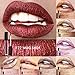 FOCALLURE Metal Lipgloss Lip Gloss Long Lasting Waterproof Lipstick Makeup Cosmetic 12 Types(#16)