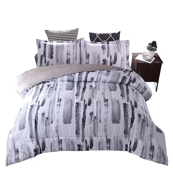 Amazon Com Feelyou Abstract Art Comforter Set Queen Graffiti