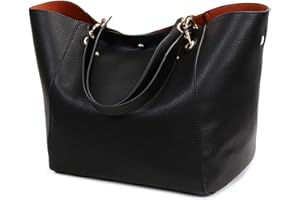 Pahajim Tote Handbags for Women Large Capacity Work PU Leather Bucket Purse Designer Satchel Hobo Shoulder Bags