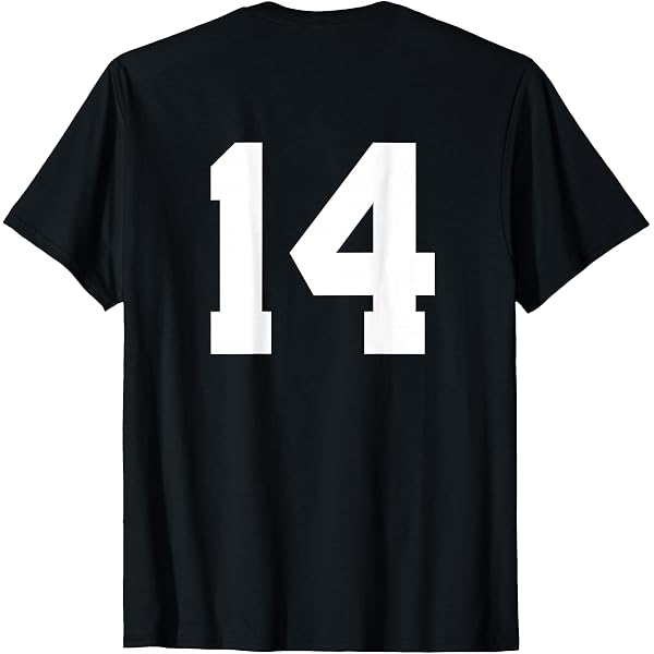 Amazon.com: Number 27 (on Back) Sports Team Jersey Number T-Shirt