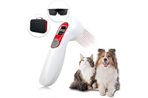 AZILASER 5000mAh Infra Red Light Cold Laser Therapy Device for Dog Pain Relief Low Level Infrared Laser Therapy Machine Pet 808 650nm Professional Vet LLLT Horse Portable Healing Treatment Home Muscle Relax