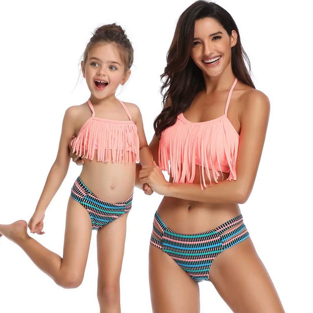 matching bikinis for mom and daughter