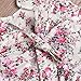 SEVEN YOUNG Newborn Baby Girls Floral Print Backless Romper Infant Kids Jumpsuit Outfit Playsuit Clothes