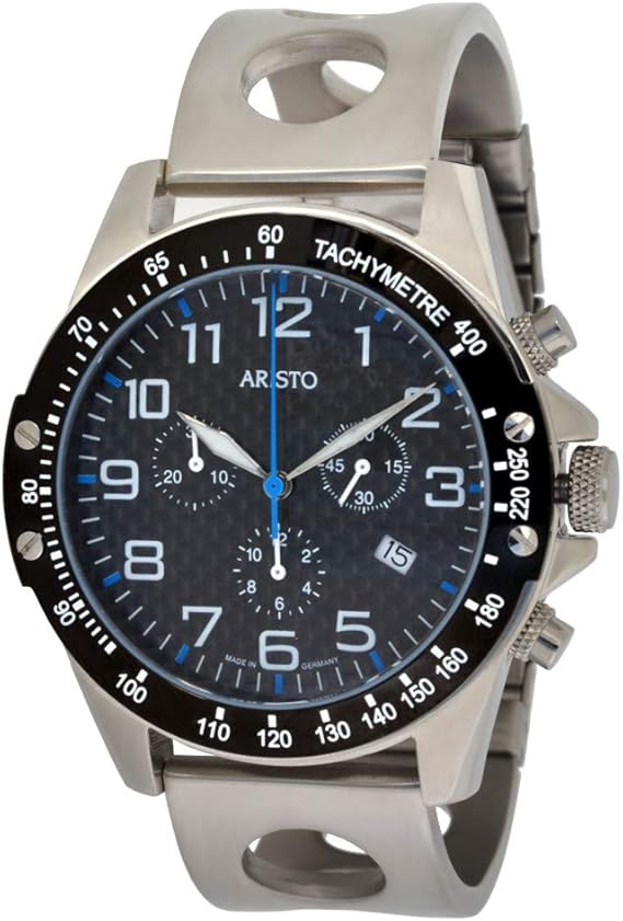 Aristo Carbon-Trophy - Reloj de pulsera para hombre (cuarzo ...