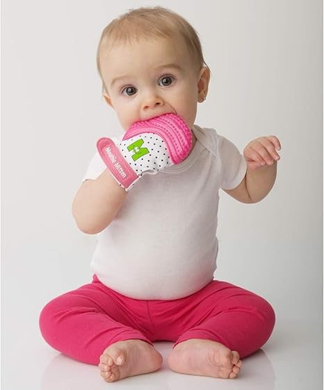 Mitaine Gant Moufle De Dentition Dent Pour Bebe Cadeaux Naissance Mordre Gencive Elipesa Com