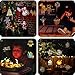 Halloween Lights Projector, LIGHTESS Outdoor Indoor Xmas Decorations Waterproof LED Landscape Spotlight for Xmas Theme Party Store Window and Gard
