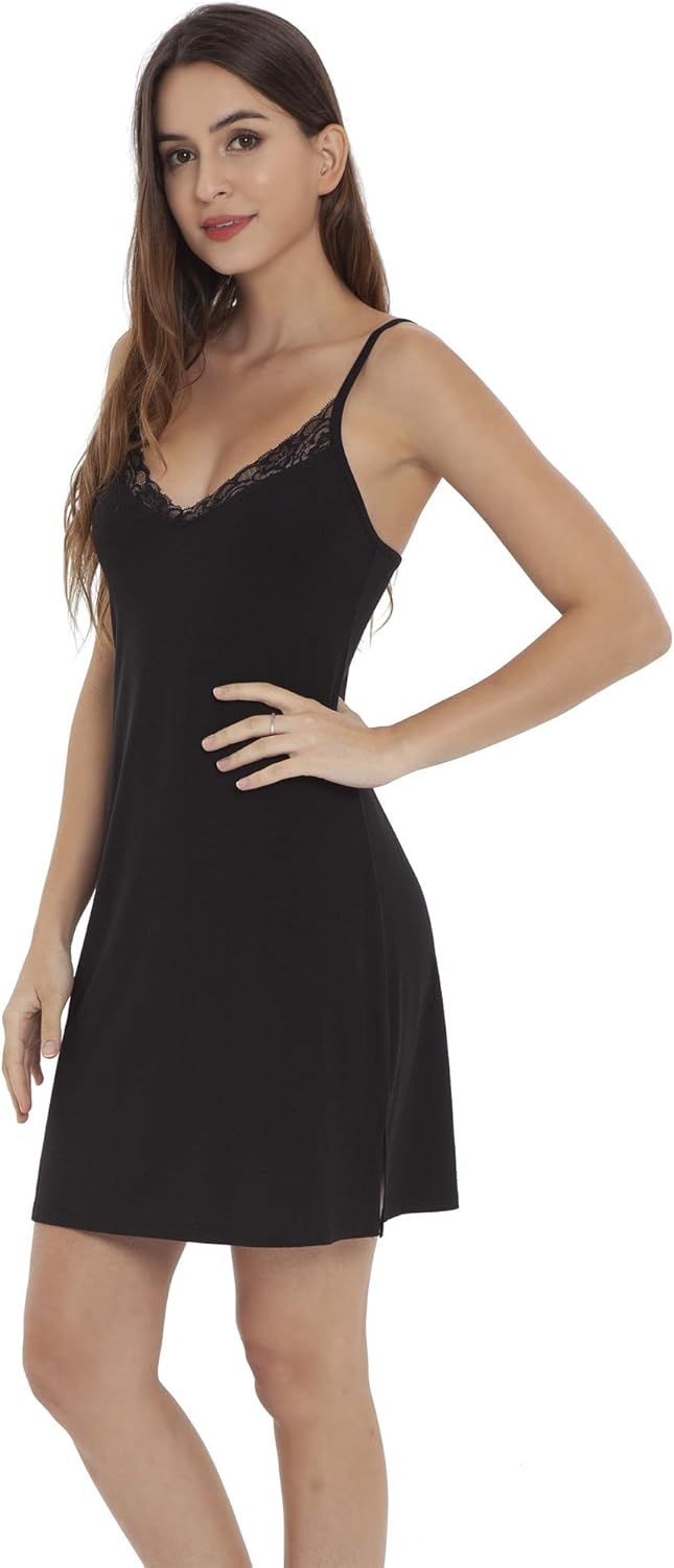 silk mini slip dress