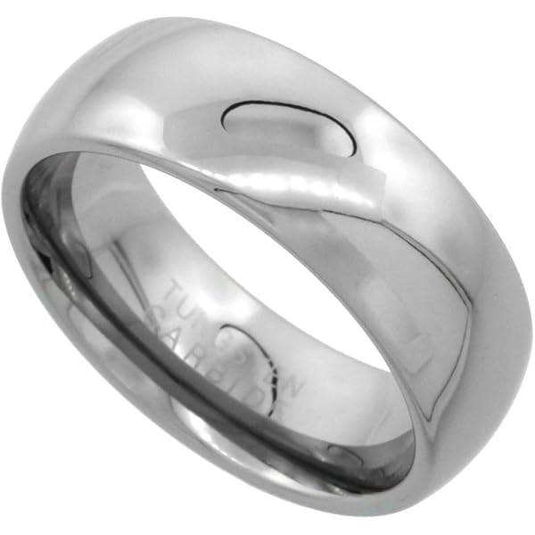 Gemini Custom Engraved Titanium Wedding Ring - Two-Tone Matt & Polish Finish, Comfort Fit, Free Engraving (Groom & Bride Set)