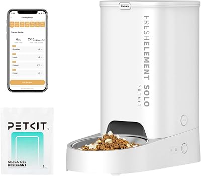 PETKIT Automatic Cat Feeder 2.4GHz App Control 3L Fresh Lock Stainless Bowl