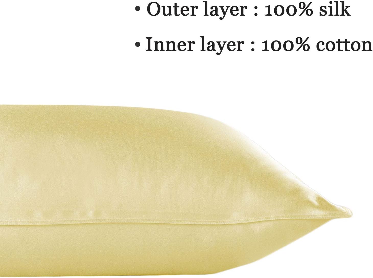 Since Silk 100% Mulberry Silk Pillowcase 2 Pieces Set - Image 4