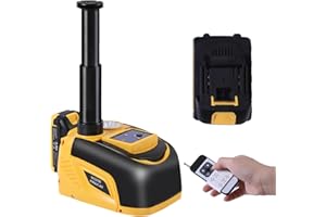 EFFIROSO Battery Powered Electric Car Jack 5 Ton 18V Cordless Portable Automatic Tire Change Kit Emergency Repair Tire Tools 
