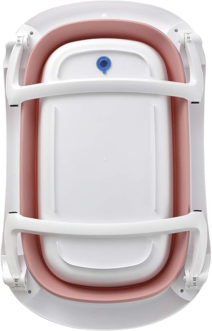 Glenmore Baignoire Pliante Bebe Baignoir Pliante Enfant Sur Pied Retractable Bassine Rose Baignoires Et Sieges De Bain Bebe Puericulture Vdifrance Fr