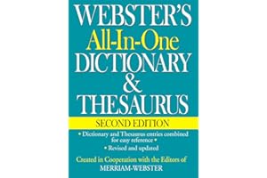 Webster's All-In-One Dictionary & Thesaurus, Second Edition