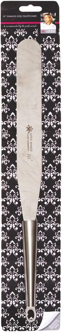 Little Venice Cake Stainless Steel Palette Knife, 10-Inch