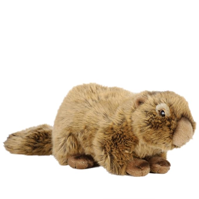 Uni-Toys Plüschtiere, Stofftiere, Kuscheltiere ca. 20 - 25 cm (Murmeltier, braun)