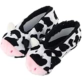 GLENMEARL Slipper Socks for Women, 2 Pair Slipper Socks with Grips for Woman, Non Slip Soft Sole Winter Bedroom Cozy Sock Indoor Home Slippers