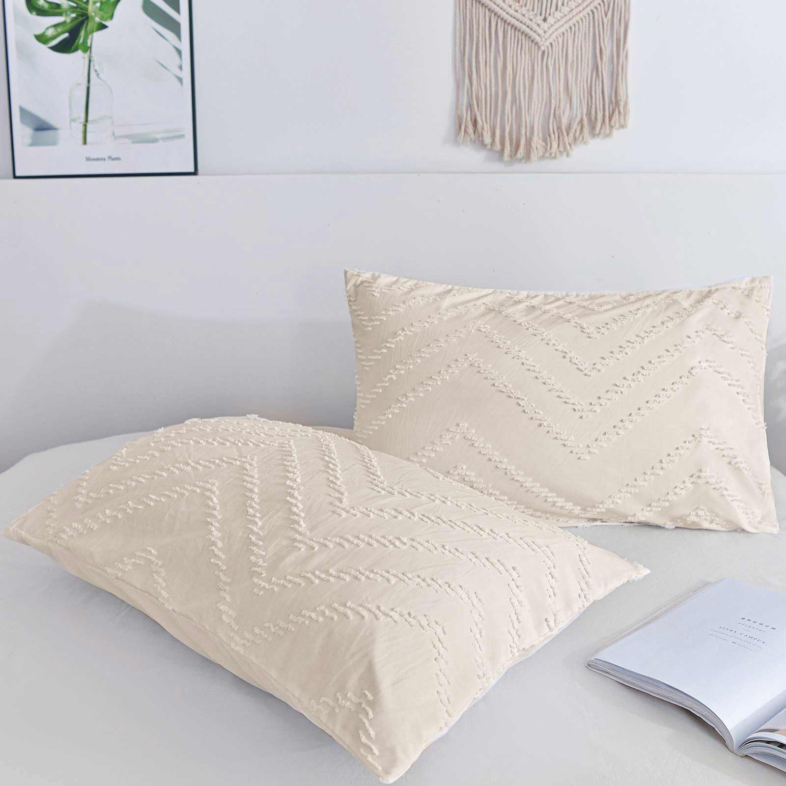 Nanko Pillow Case/Pillow Shams Queen Set of
