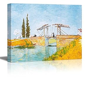 Langlois Bridge at Arles by Vincent Van Gogh...