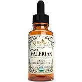 Khroma Herbal Products Organic Valerian Root - 2 oz Liquid in a Glass Bottle - 30 Maximum Strength Servings