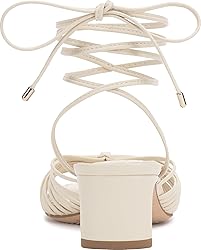 Vince Camuto Women's Lory Heeled Sandal, Creamy