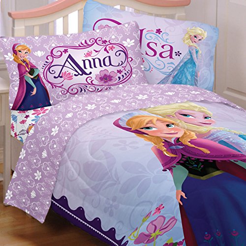 Disney Frozen Bedding Set Elsa Anna Celebrate Love Comforter and Sheets
