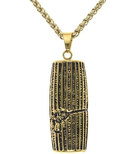 Asoodehdelan Gold Plate Cyrus The Great Necklace Chain Persian